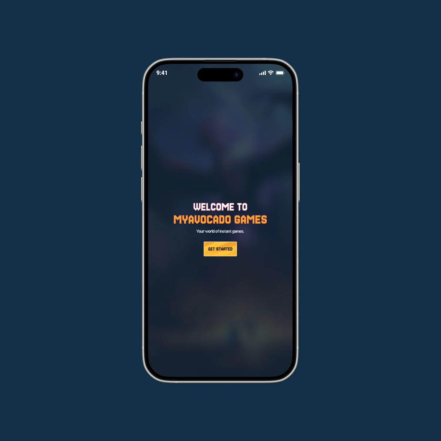 MyAvocado Games — branded splash screen