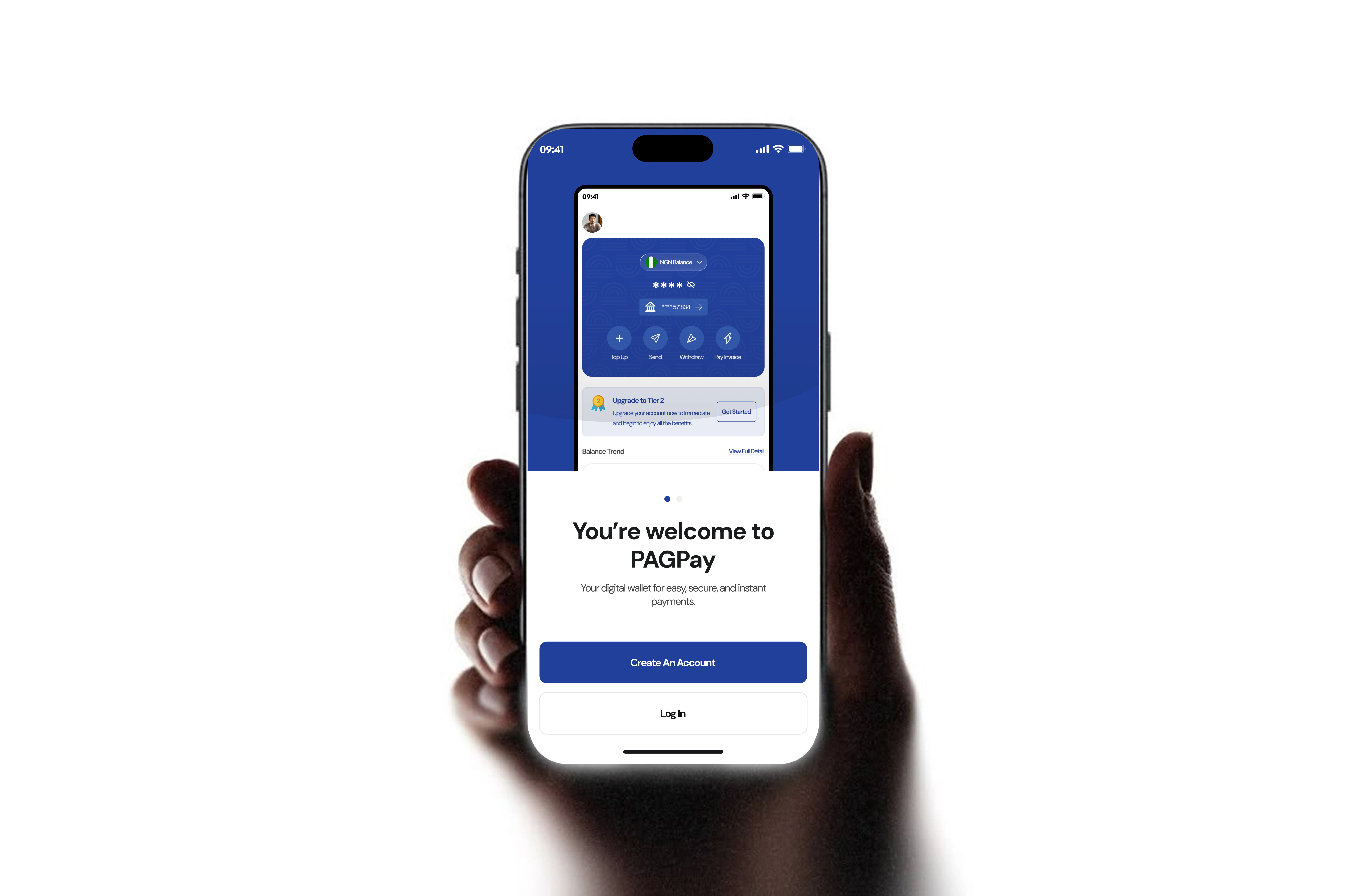 PAGPay — multi-currency fintech app overview