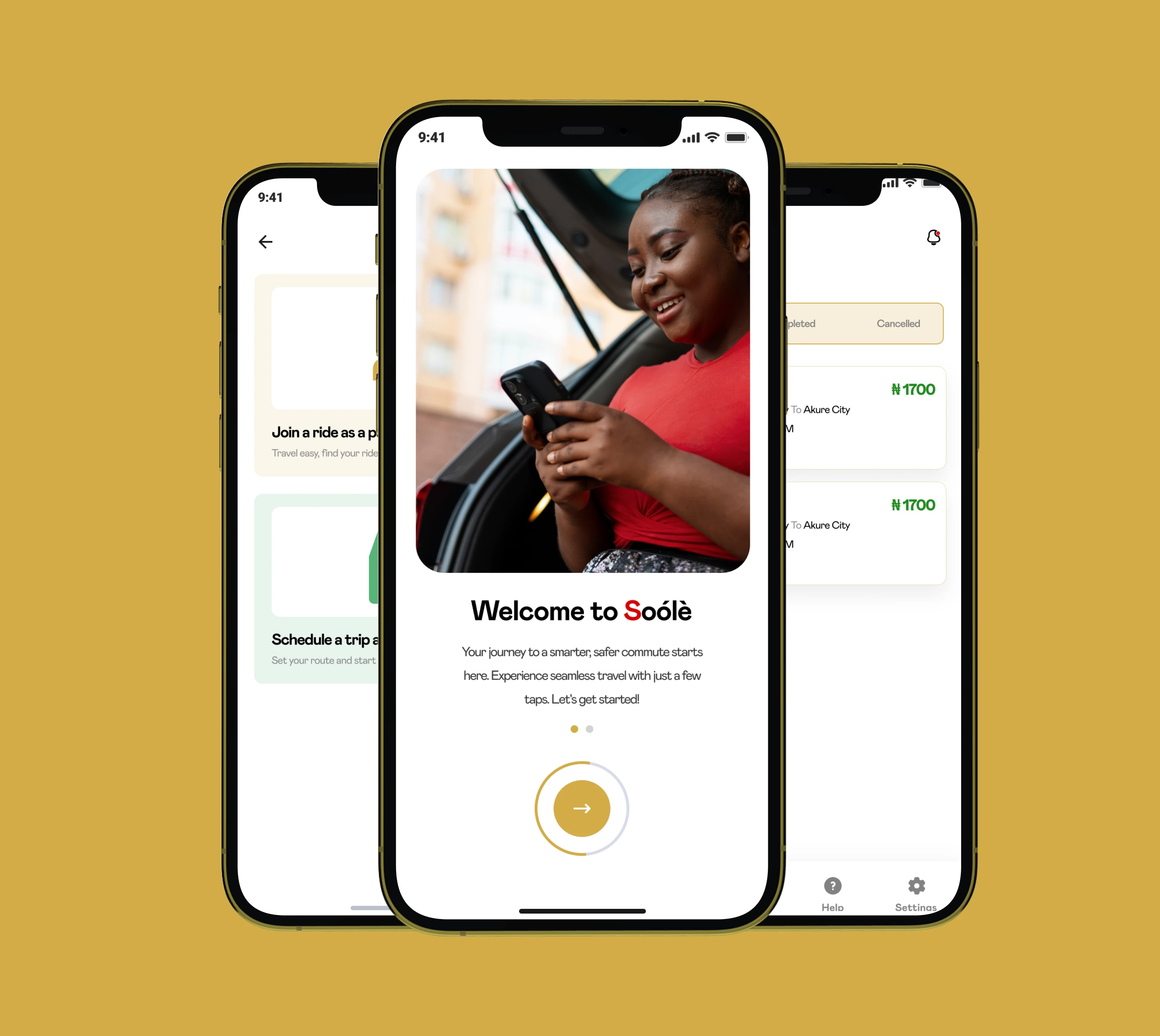 Soole — carpooling app for intercity travel